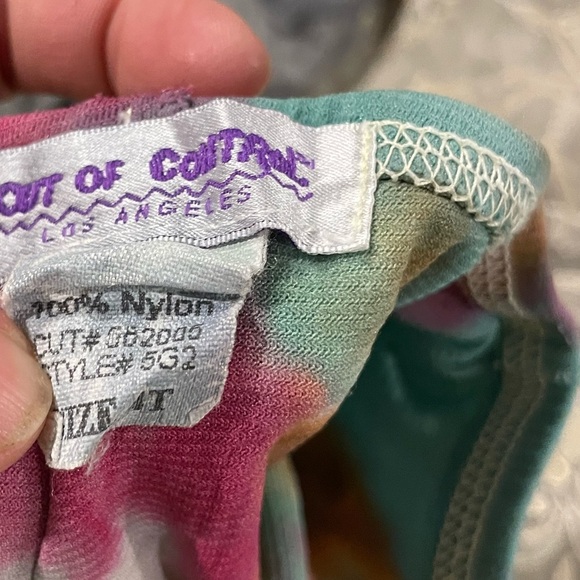 Out of control nylon tie dye pants 4T - Picture 4 of 4
